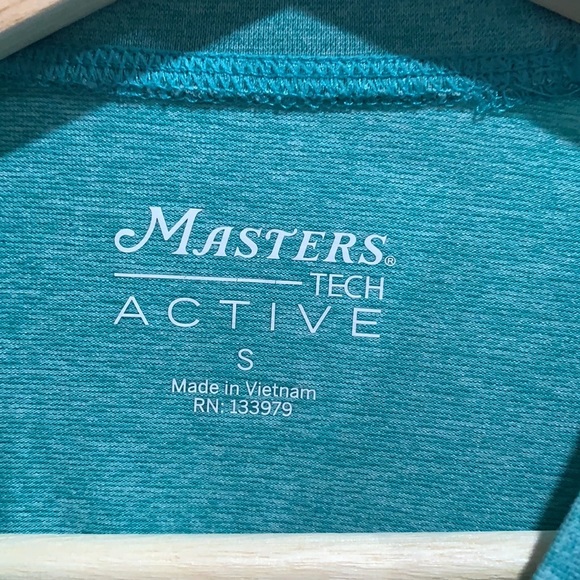 Masters Long Sleeve Tech Active Green Shirt S - Picture 3 of 4